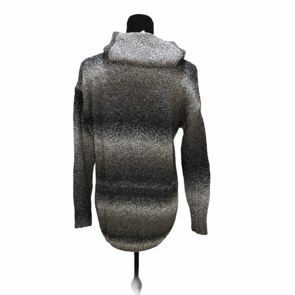 Style & Co. Ombré Boucle Sweater Grey Combo XS - Picture 4 of 6